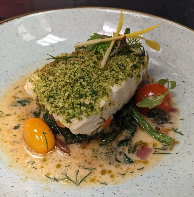 Herb & Fennel Crusted Halibut